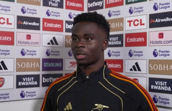 200场加入  100球！萨卡：只想付出一切，努力让俱乐部赢球